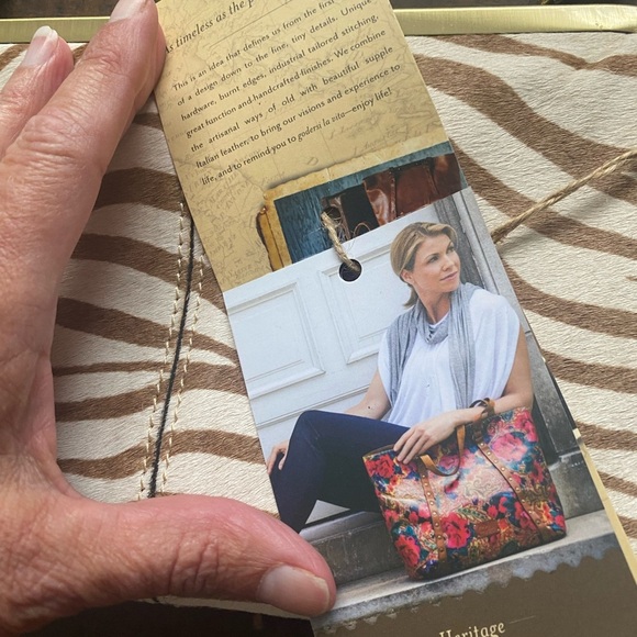 Patricia Nash Crossbody Clutch style Haircalf purse - Picture 6 of 13